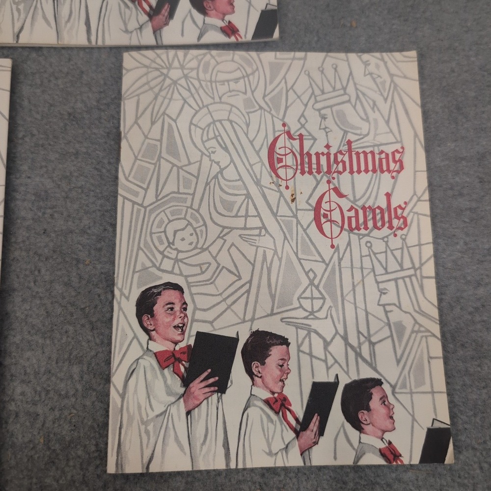 Lot of 7 Vintage 1962 John Hancock Christmas Carols Songbooks Sheet Music Choir‎ - Picture 4 of 4